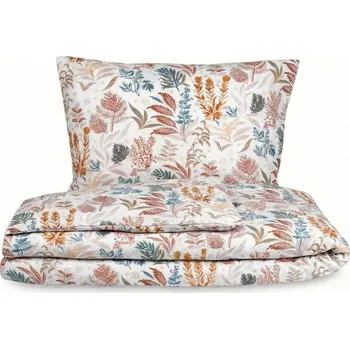 Povlečení Kvalitex Saténové povlečení LUXURY COLLECTION CORAL garden 1+2, 200x200, 70x90cm