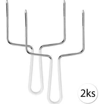 Grilovací nářadí Perfect Home 72268 Grilovací vidlice na větší kusy, 2 ks