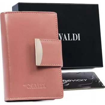 Peněženka 4U Cavaldi peněženka z pravé kůže růžová - dámská