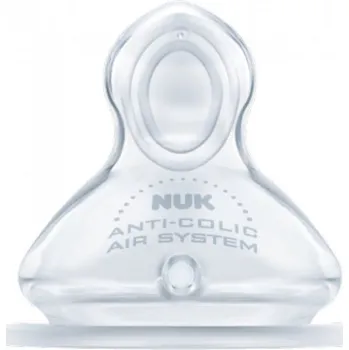 dudlíky Nuk DUDLÍK 0-6 m pro láhev First Choice+ SILIKONOVÝ S 2 ks pro TEKUTINY