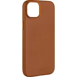 FIXED MagLeather kožený kryt iPhone 15, hnědý