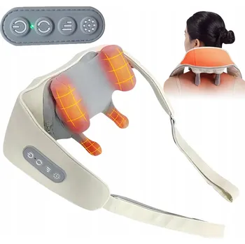 Masážní přístroj MASÁŽNÍ PŘÍSTROJ SHIATSU NA KRK, ŠÍJI A ZÁDA S NAHŘÍVÁNÍM - ELEGANTNÍ LÍMEC