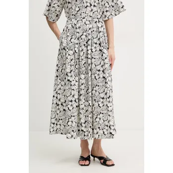 Dámské oblečení Bavlněná sukně Weekend Max Mara UOMO 2615101022600 bílá 00X, vel. 36