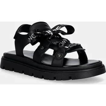 Dívčí sandály Dětské kožené sandály Elisabetta Franchi F4A2.E0588 černá 99X, EUR 35