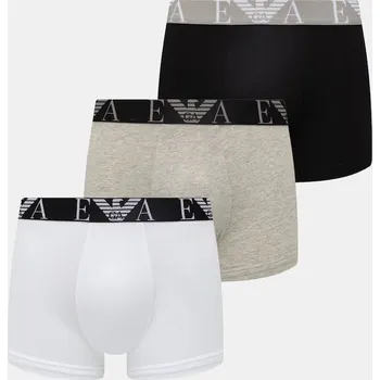 Pánské spodní prádlo Boxerky Emporio Armani Underwear 3-pack EM000259.AF20668 černá 99X, vel. L