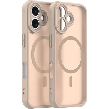 Pouzdro na mobilní telefon Techsuit HaloFrost II MagSafe pro iPhone 16 zlatý