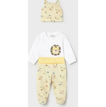 Kojenecký overall Kojenecká sada Mayoral Newborn 1504.1G.Newborn.PPY2 žlutá 11X, vel. 55