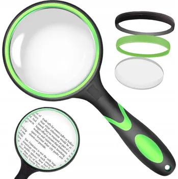 KLASICKÁ LUPA SE SKLO, ZVĚTŠOVACÍ ČOČKA 75 mm