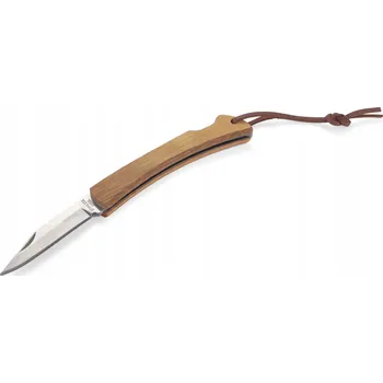 Kuchyňský nůž NŮŽ CESTOVNÍ NŮŽ Z nerezová ocel + dřevo S POJISTKOU