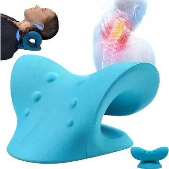 Polštář MASÁŽNÍ POLŠTÁŘ NA KRK - ERGONOMICKÁ, RELAXAČNÍ, PROTI BOLESTI