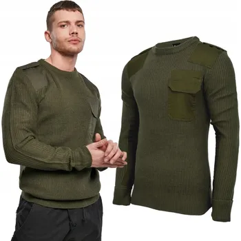 Pánský svetr Vojenský svetr BRANDIT Olive XXL