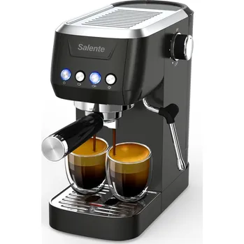 Kávovar Salente Coffio, pákový kávovar, black-anthracite