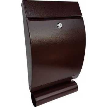 Poštovní schránka Poštovní schránka Eurobox s držákem na noviny, šedá Metal-Bud