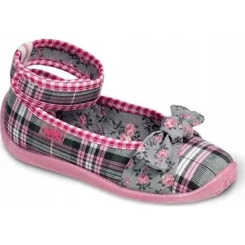 Dívčí bačkory Befado balerínky textilní, velikost 27