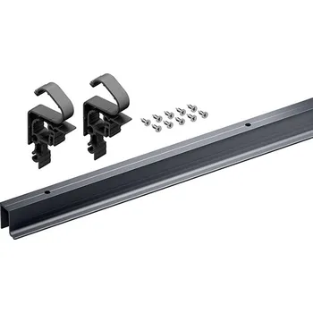 Nábytkové kování Hettich WingLine L Sada profilů pro lehké dveře bez dolního vedení, 1200 mm, prášková barva antracitová