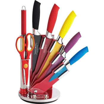 Sada kuchyňských nožů 8 ks se stojanem – Royalty Line RL-COL8-W, barevné