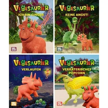 První čtění Nelson Mini-Bücher: 4er Vegesaurier 1-4