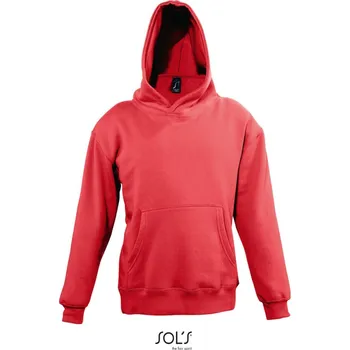 Chlapecká mikina SOL'S | Slam Kids red 4 Y Mikina s kapucí - dětská