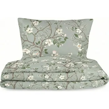 Povlečení Kvalitex Saténové povlečení LUXURY COLLECTION JARO zelené 1+2, 240x200, 70x90cm