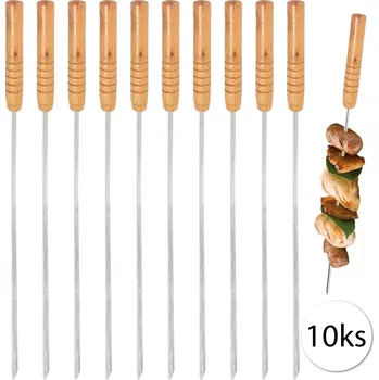 Grilovací nářadí Perfect Home 72122 Jehla na špíz 42,5 cm, 10 ks