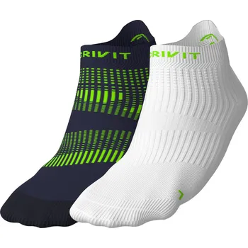 Dámské ponožky CRIVIT Dámské / Pánské běžecké ponožky, 2 páry (navy modrá / bílá, 39/40)