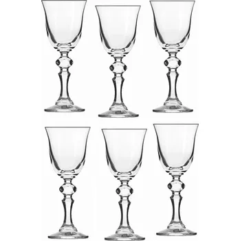 Sklenice Sklenice na vodku likéry likéru Krista KROSNO 6 Ks 60 ml, výklopné