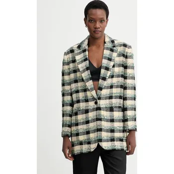 Dámské sako Blazer s příměsí vlny MUNTHE BAKETTA 261151026101 žlutá 10X, vel. 36