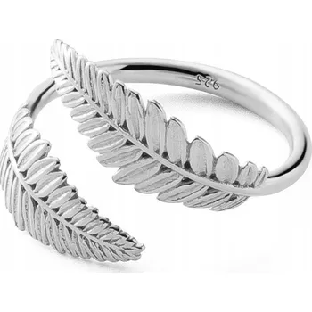 Prsten STŘÍBRNÝ PRSTÝNEK - LISTY, STŘÍBRO 925