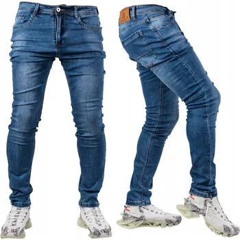 Pánské kalhoty Pánské modré džínové kalhoty SLIM RUGO vel. 31