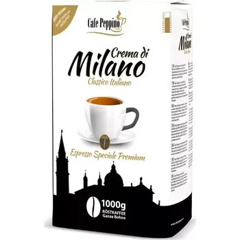 Káva Káva CAFÉ PEPPINO zrnková 1 kg Crema di MILANO (60% arabica / 40% robusta)