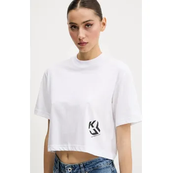 Pánské tričko Tričko Karl Lagerfeld Jeans A2W17076 bílá 00X, vel. XL