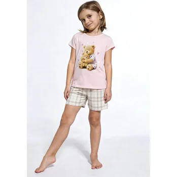 Dívčí pyžamo DÍVČÍ DĚTSKÉ PYŽAMO KR 871/115 HUG ME růžová 128