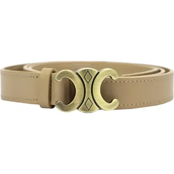 Opasek Opasek Gregorio BLT-001-95 - tmavě béžová