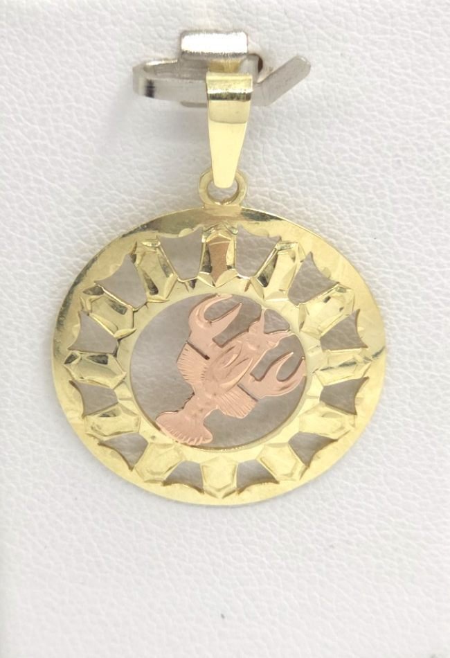Zlatý přívěsek rak, 1,93 g, Au 585