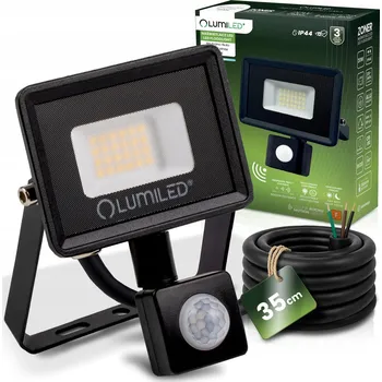 LED Reflektor Halogen 20W Venkovní Lampa s Pohybovým Čidlem