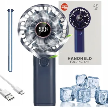 Domácí ventilátor MINI VENTILÁTOR VĚTRÁK PŘENOSNÝ MOBILNÍ KAPESNÍ RUČNÍ USB