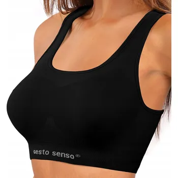 Podprsenka Sesto Senso sportovní podprsenka černá velikost XXS