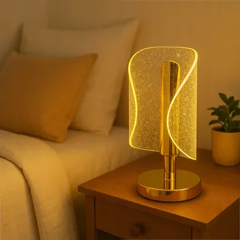 Lampička Stolní LED dotyková lampa USB s 3 barvami stmívání a náladovým osvětlením