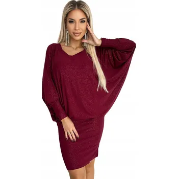 Dámské šaty Numoco koktejlové šaty glamour ke kolenům, velikost 2XL/3XL