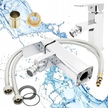 Bidetová baterie Granitan CARO stříbrná