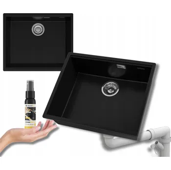 Granitový dřez Jednokomorový dřez Granitan Sinko granit černý