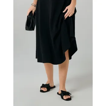 Dámská obuv Sinsay - Pantofle s mašlí - černá - 830HU-99X - 830HU-99X-40