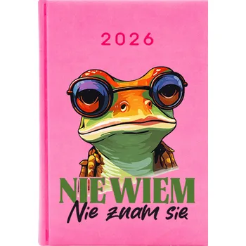 Kalendář Knižkový kalendář 2026 A5 FunnyCase růžový