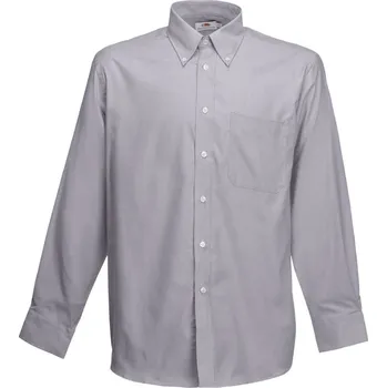Pánská košile F.O.L. | Oxford Shirt LSL Košile oxford grey XXL