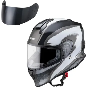 Helma na motorku W-TEC Moto přilba Integra Graphic Black-White - XL (61-62)