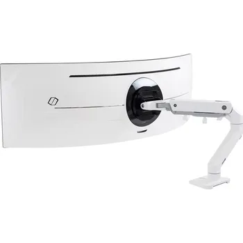 Podstavec pod monitor ERGOTRON HX Desk Monitor Arm with HD Pivot (white), stolní rameno, zakřivené monitory max 49" monitor, bílé