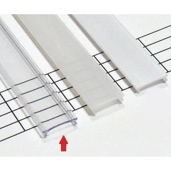 LED lišta LEDLabs Transparentní difuzor KLIK pro profily LUMINES A/B/C/D/G/H/Z/Y 1m