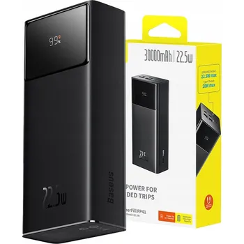 Powerbanka Powerbanka Baseus EnerFill FP41 30000mAh 22.5W s kabelem Baseus Simple USB-A
