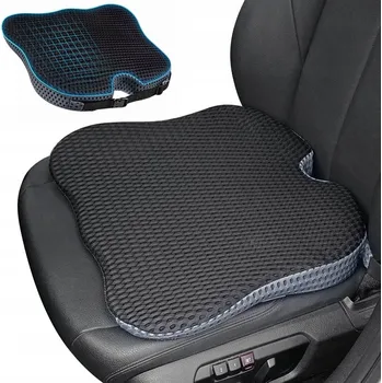 Polštář ORTOPEDICKÝ POLŠTÁŘ BEDERNÍ POLŠTÁŘ do AUTA na SEDADLO PAMĚŤOVÁ PĚNA KOMFORT