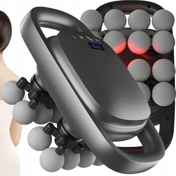 Masážní přístroj MASÁŽNÍ PŘÍSTROJ NA TĚLO A MASÁŽ ZAD GUN MASÁŽNÍ PISTOLE 16 HLAVIC